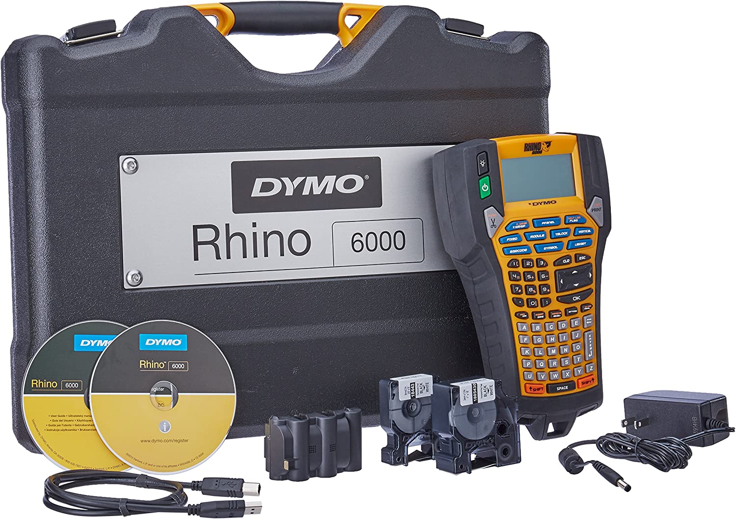 Dymo M1734520 Rhino 6000 Kit con Estuche Duro