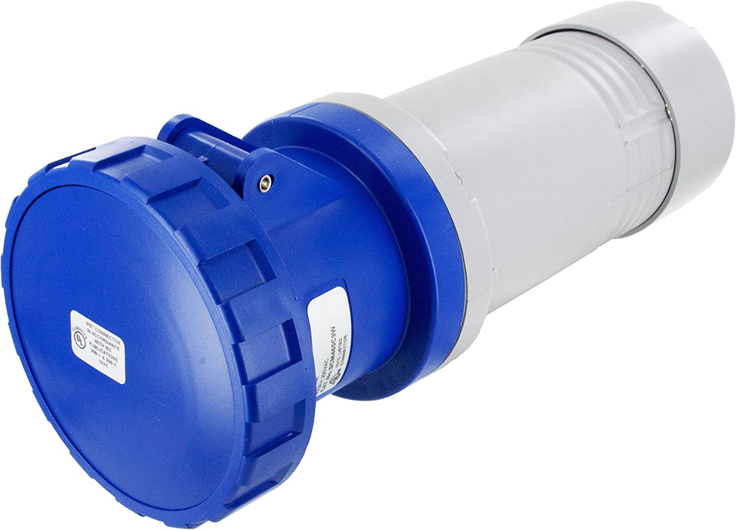 PIN & SLEEVE FEMALE CONNECTOR 60AMP 3Phase 250VAC 3P 4W IP67 WATERTIGHT