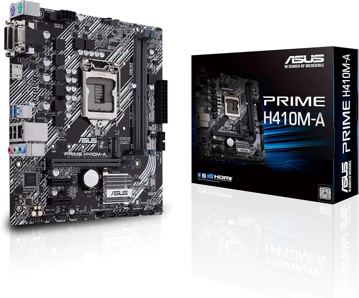 ASUS PRIME H410M-A/CSM LGA1200 (INTEL® 10ª GENERACIÓN) PLACA BASE COMERCIAL MICRO-ATX (SOPORTE M.2, HDMI, D-SUB, DVI, USB 3.2 GEN 1, CABECERA COM, CABECERA TPM Y ASUS CONTROL CENTER EXPRESS) ( USADO )