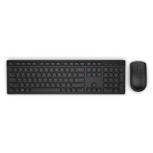 KIT DE TECLADO Y MOUSE DELL KM636, INALAMBRICO, USB, -NEGRO-