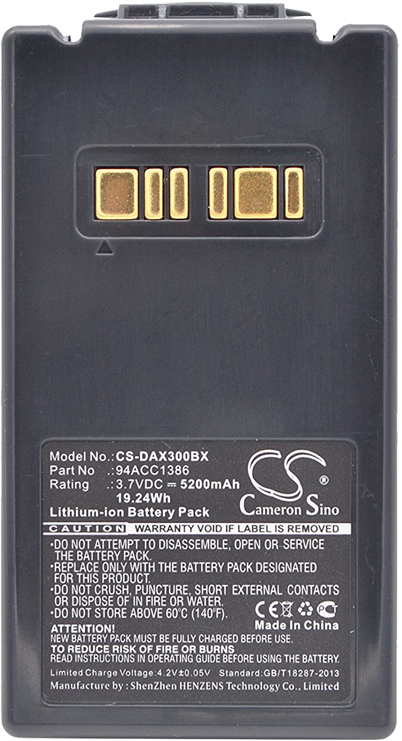 Replacement Battery for DATALOGIC Falcon X3 Part NO 94ACC1386 BT-26