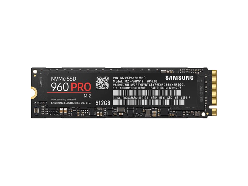 SSD 960 PRO NVMe M.2 512GB