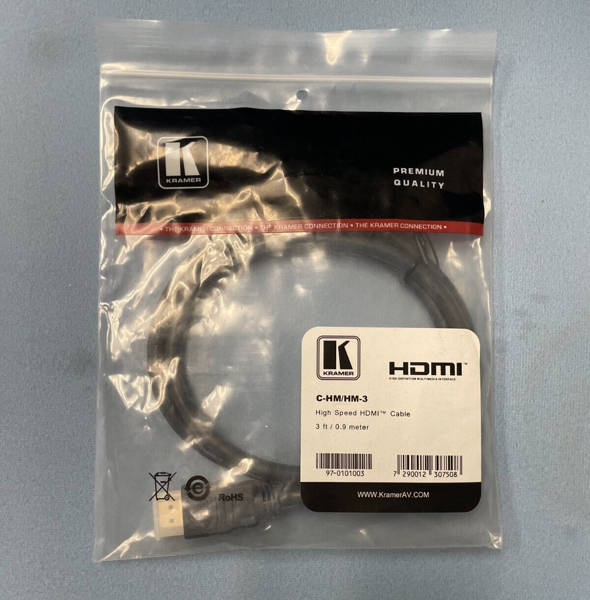 Cable HDMI KRAMER ELECTRONICS 97-0101003 C-HM/HM-3