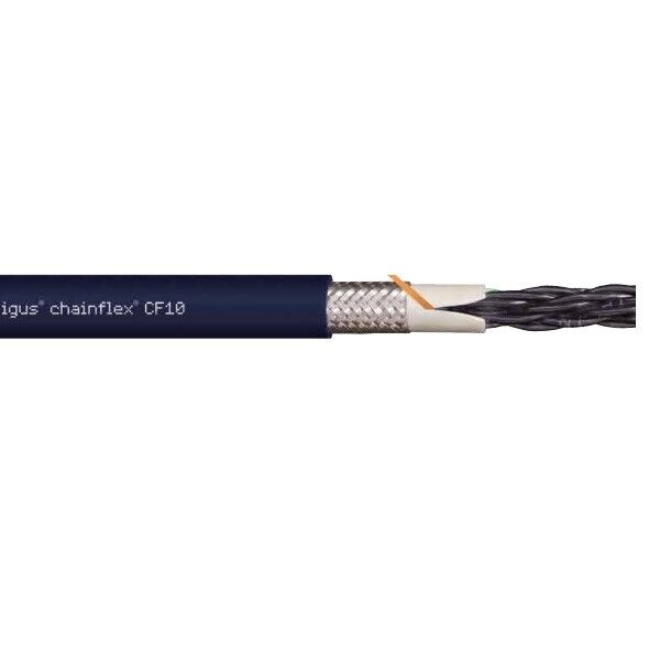 CABLE CONDUCTOR BLINDADO TPE 20 AWG 4 300V 1000FT IGUS CF10-05-04