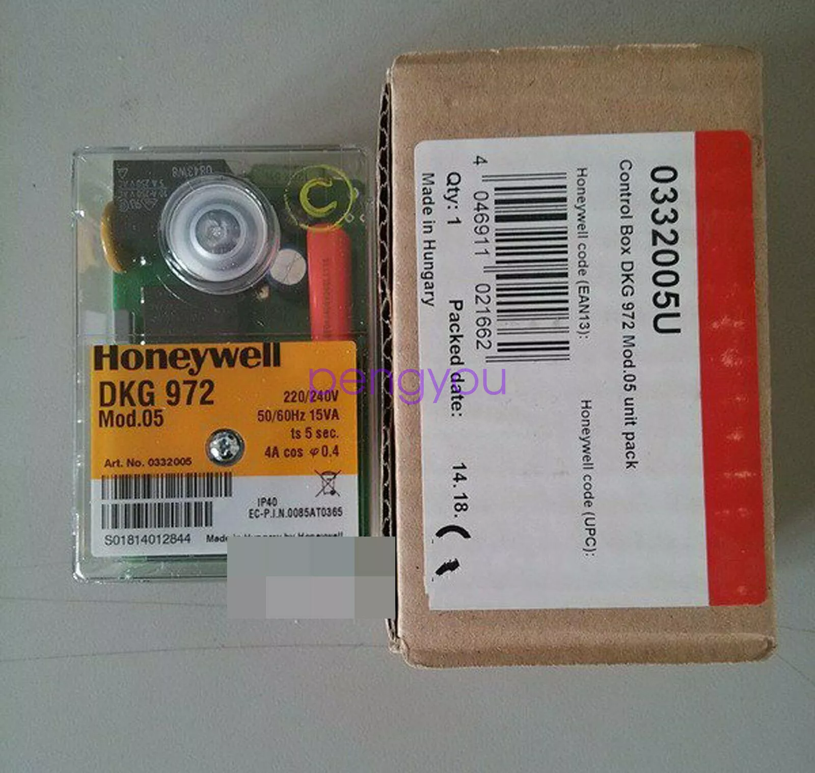 CONTROLADOR DE PROGRAMA HONEYWELL DKG972