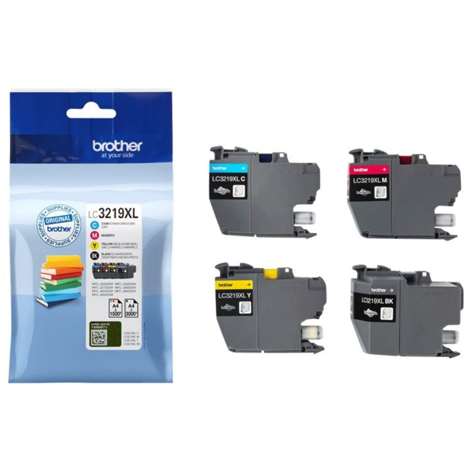 Brother LC3219XL BK/M/C/Y Ink Cartridge Value Pack?For Brother Printer.