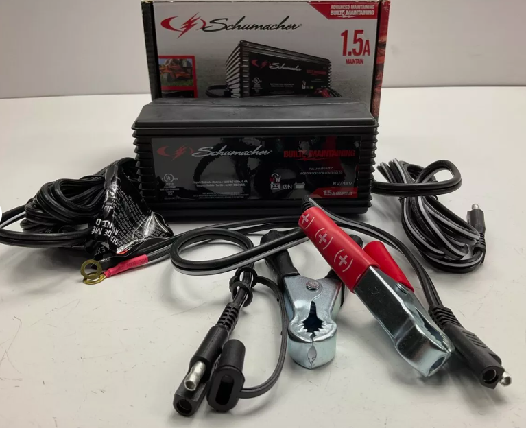 SCHUMACHER SC1355 1.5A 6/12V FULLY AUTOMATIC BATTERY MAINTAINER CHARGER