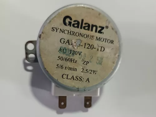 MOTOR MICROONDAS 120V 2.5/2W GAL-5-120-TD ( REACONDICINADO )