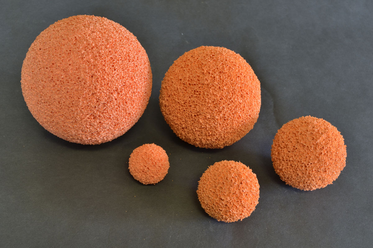 1 HOSE CLEANING SPONGE BALL - HCSB1 CENTRAL INDUSTRIAL