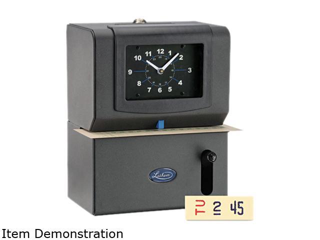 Lathem Time 2121 Heavy Duty Time Clock, Mechanical, Charcoal (COLOR CARBÓN)