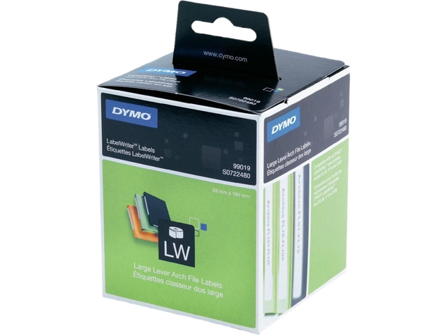 Dymo S0722480 LabelWriter LAF Labels Large. 59 x 190 mm Black/White 1 roll(s) 110 label(s)