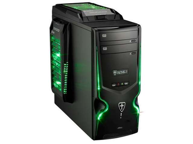Gabinete para Computadora ADVANCE Hunter X PC  con Luz Verde