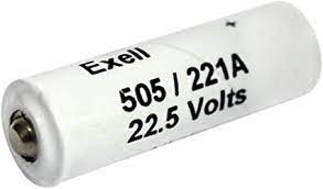 EXELL BATTERY A221-505 22.5V ALKALINE