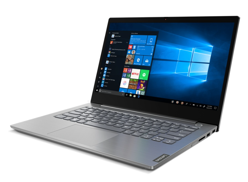 Lenovo Portátil-Lenovo ThinkBook 14"   Intel Core i3 (10a Gen) i3-10110U  8GB RAM - 1TB HDD - Gris - Windows 10 Pro