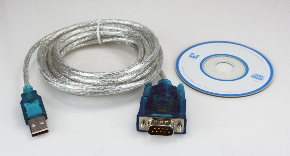 XTECH CABLE USB 2.0 SERIAL DB9 3 METROS TRANSPARENTE