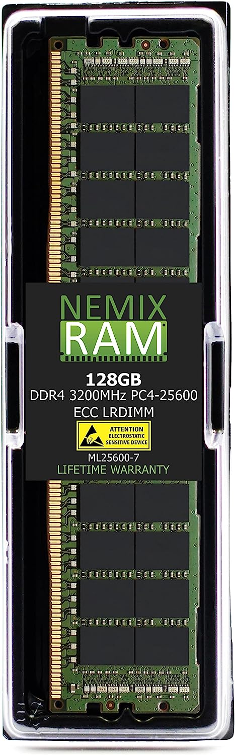 NEMIX RAM Repuesto DDR4-3200 PC4-25600 de 128 GB para DELL SNP7JXF5C/128G AB445285