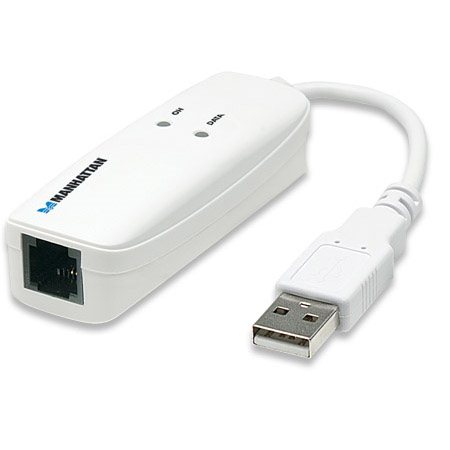 FAX MODEM 56K MANHATTAN USB-A MACHO PUERTO RJ11 HEMBRA 154109