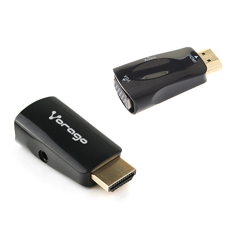 CONVERTIDOR VORAGO ADP-208 HDMI A VGA AUDIO MICRO HDMI MINI HDMI