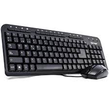 KIT VORAGO KM-105 TECLADO Y MOUSE ALAMBRICO MULTIMEDIA USB CS12M