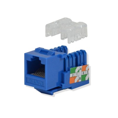 Keystone Jack LOGICO, Azul, Cat 6