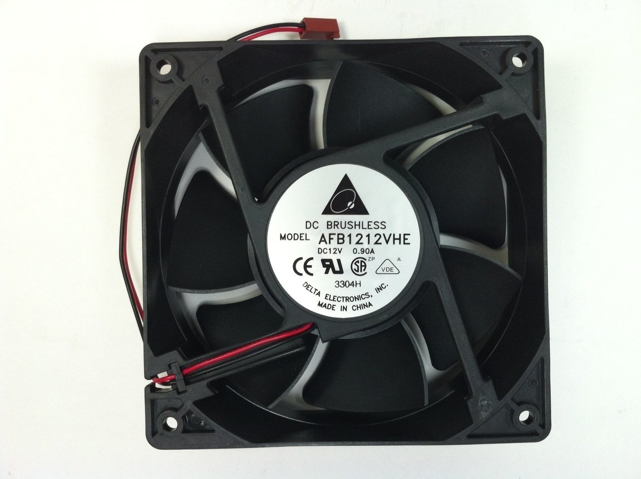 DELTA CASE FAN AFB1212VHE DC 12 V 0.90A 2PIN