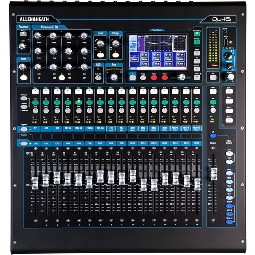 MEZCLADOR DIGITAL DE MONTAJE DE RACK ALLEN Y HEATH QU 16C EDICION CHROME