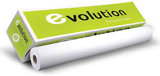 ROLLO BOND PARA PLOTTER 61 X 50 METROS CON CENTRO 2 PULGADAS; CAJA CON 4 PIEZAS - MARCA EVOLUTION