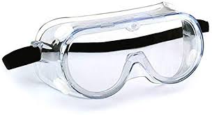 Goggle de pvc y mica ocular de policarbonato lente de proteccion cuenta con válvulas de ventilación.