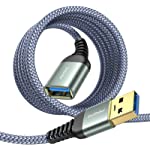 Cable de extensión USB 3.0 de 16 pies tipo A, macho a hembra AINOPE