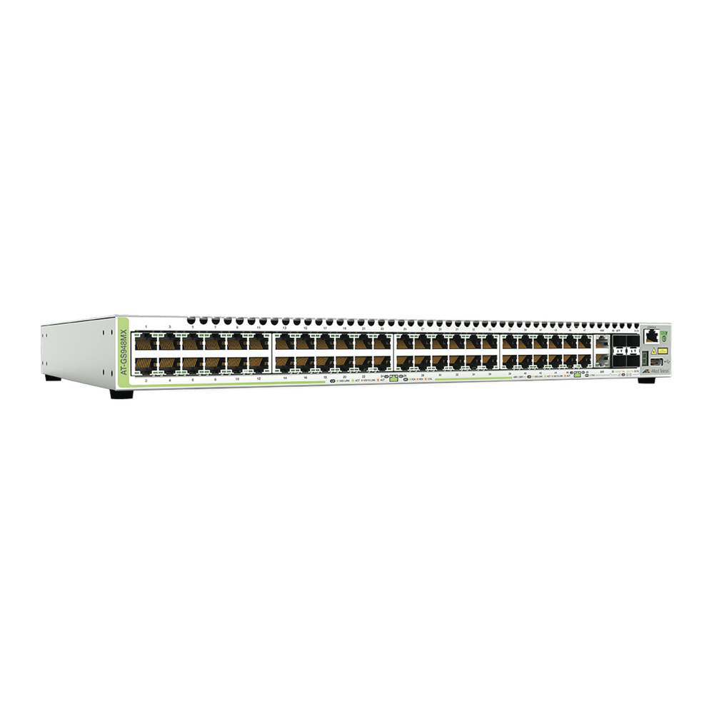 SWITCH STACKEABLE CAPA 3 48 PUERTOS 10/100/1000MBPS 2 PUERTOS SFP COMBO 2 PUERTOS SFP 10G STACKING