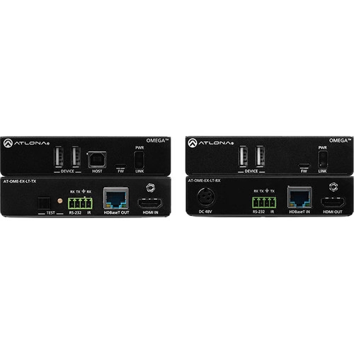 Atlona Omega 4K/UHD HDMI/USB-over-HDBaseT Lite Extender Kit (230) - AT-OME-EX-KIT-LT