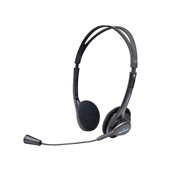 DIADEMA ACTECK BASIC HI-FI CON MICROFONO AM-370 NEGRO MUAA-005