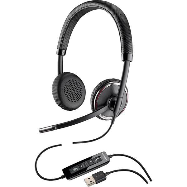 DIADEMA C520 BLACKWIRE OVER THE HEAD BINAURAL USB HEADSET(88861-01)