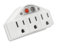 Multicontacto FORZA FWT-635 3C 1800W Luz de noche