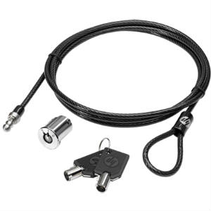 HP Candado de Llave para Laptop AU656AA, 1.9 Metros, Negro