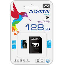 Memoria Micro SD ADATA AUSDX128GUICL10A1-RA1, 128 GB, Negro