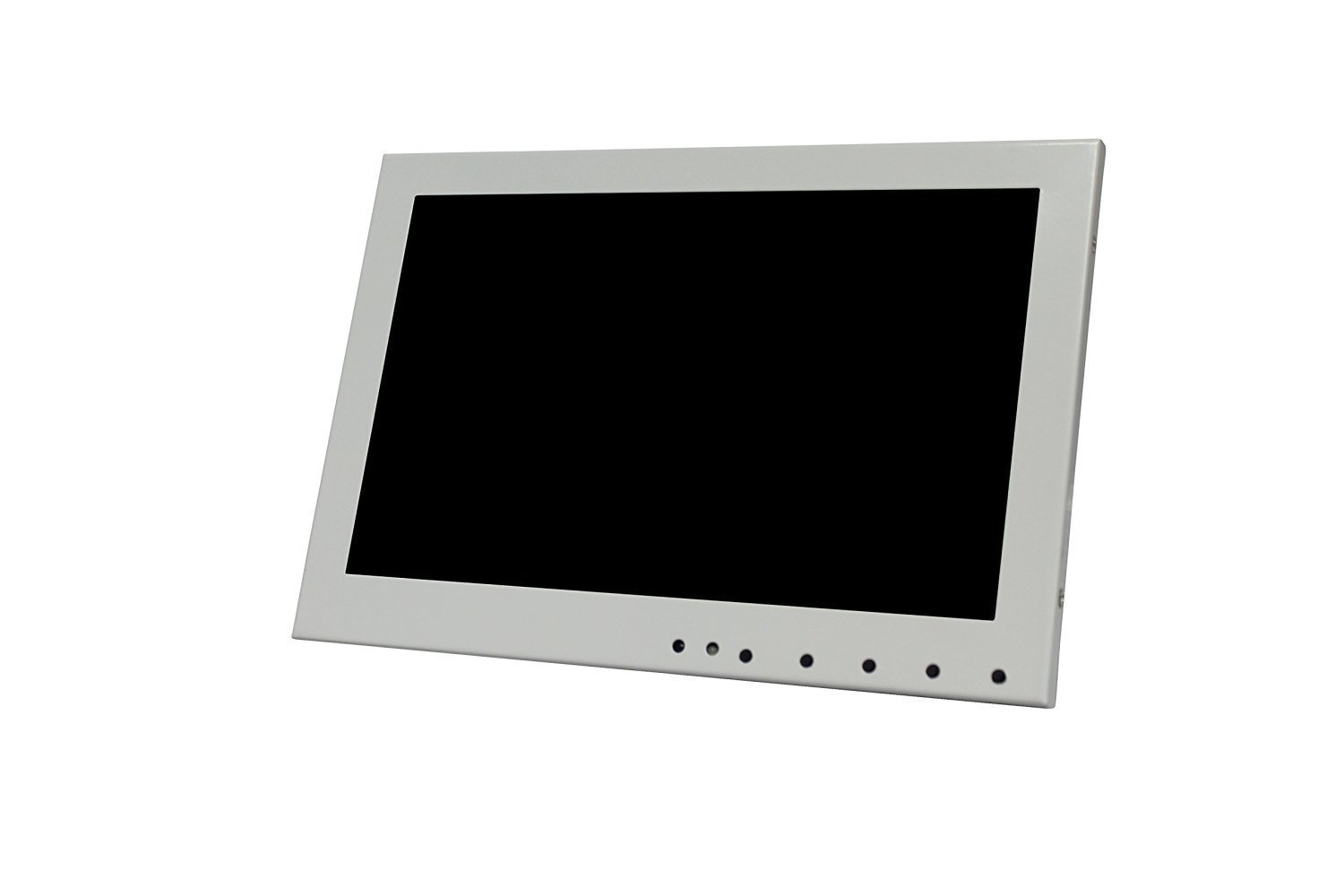 Kenuco White 10/1 LED Monitor with HDMI/VGA/Composite/RCA Input