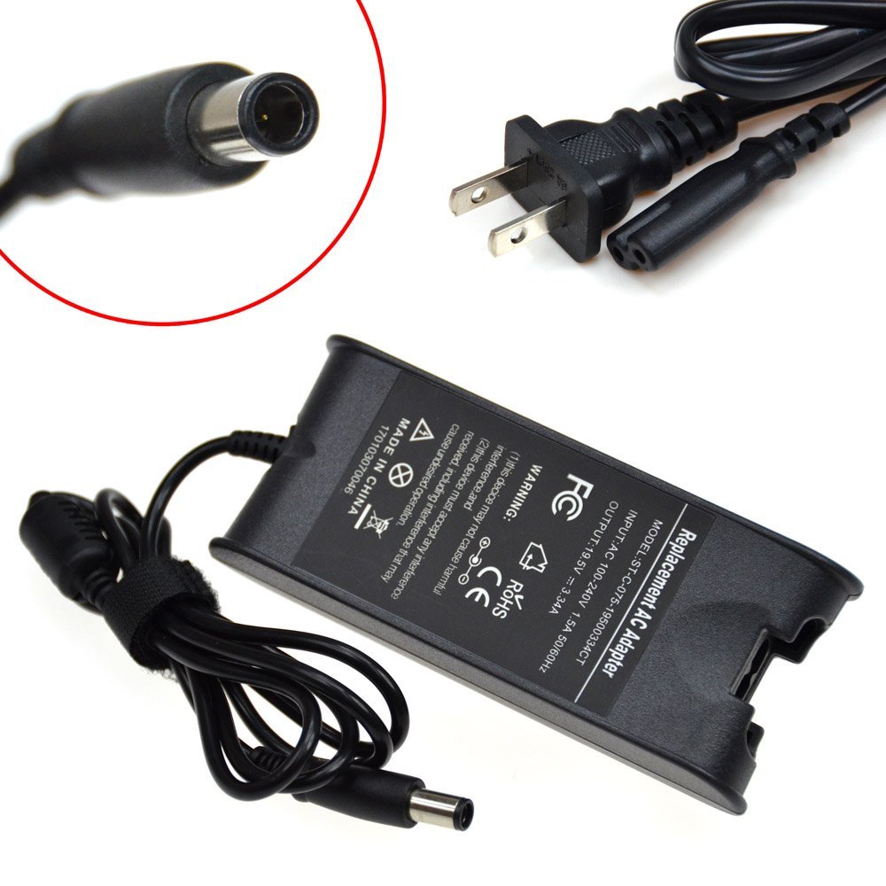 AC Power Adapter/Battery Charger for Dell HA65NS2-00 Rev A01 HP-QQ065B83 LA65NS0 PA 1650 05 D2 PA1650-05D Output : DC 19.5V, 3.34A, 65W Input : AC 100-240V ~1.6A 50/60Hz Size of the connector:7.4x5.0mm