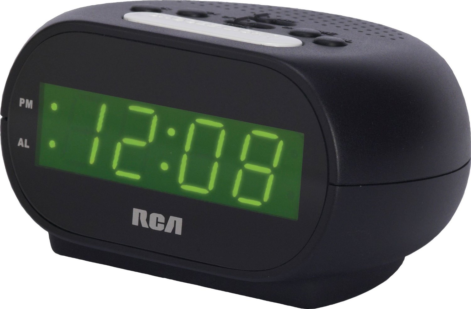 RCA Digital Alarm Clock with Night Light. 7-inch LED Display