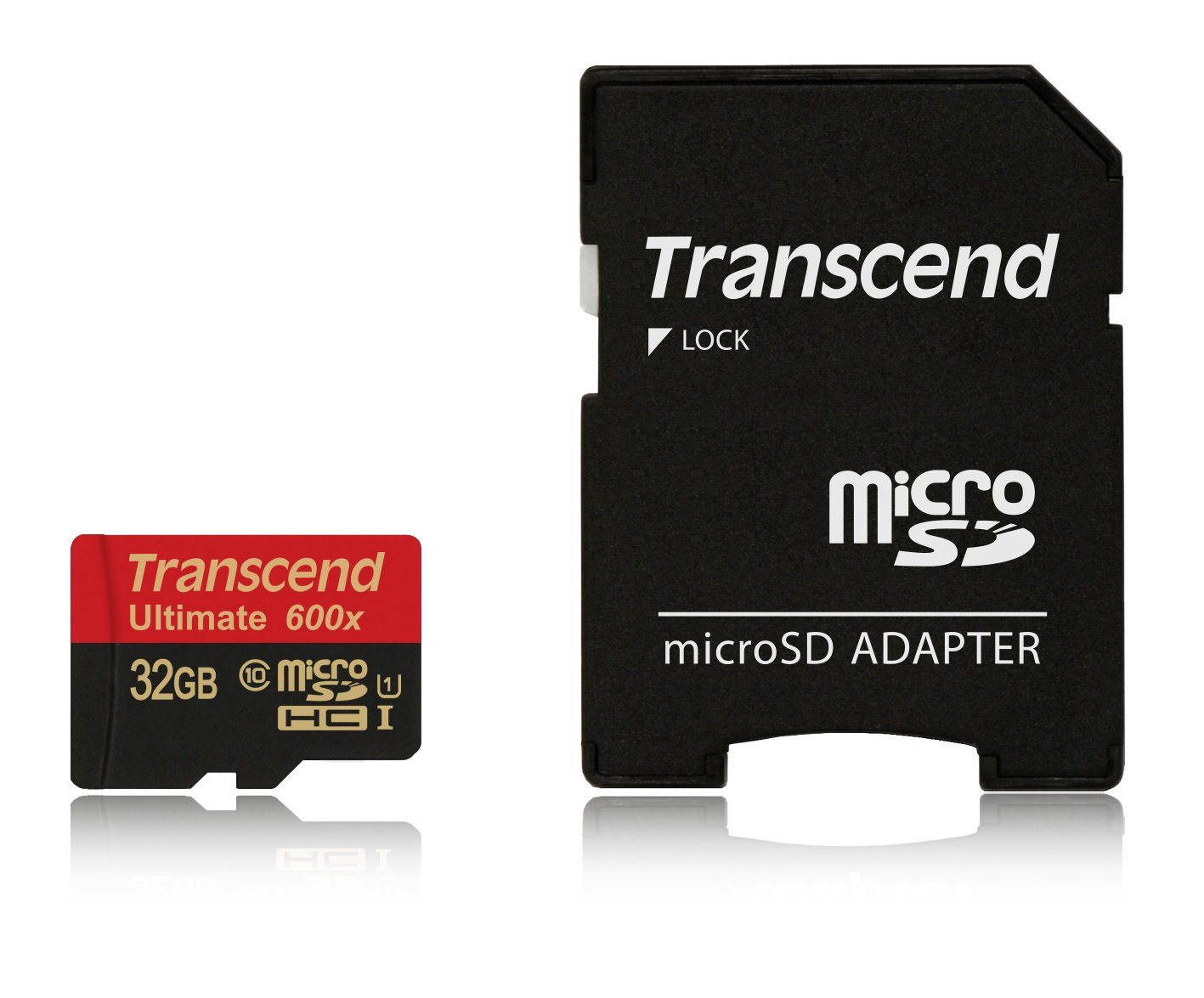 Transcend 32 GB MicroSDHC Class 10 UHS-I Memory card with Adapter 90 Mb/s (TS32GUSDHC10U1)