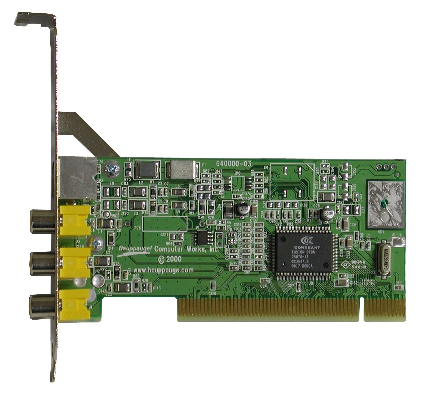 Hauppauge ImpactVCB Video Capture Card RCA connectors plus one S-Video/ PCI - OEM - OEM