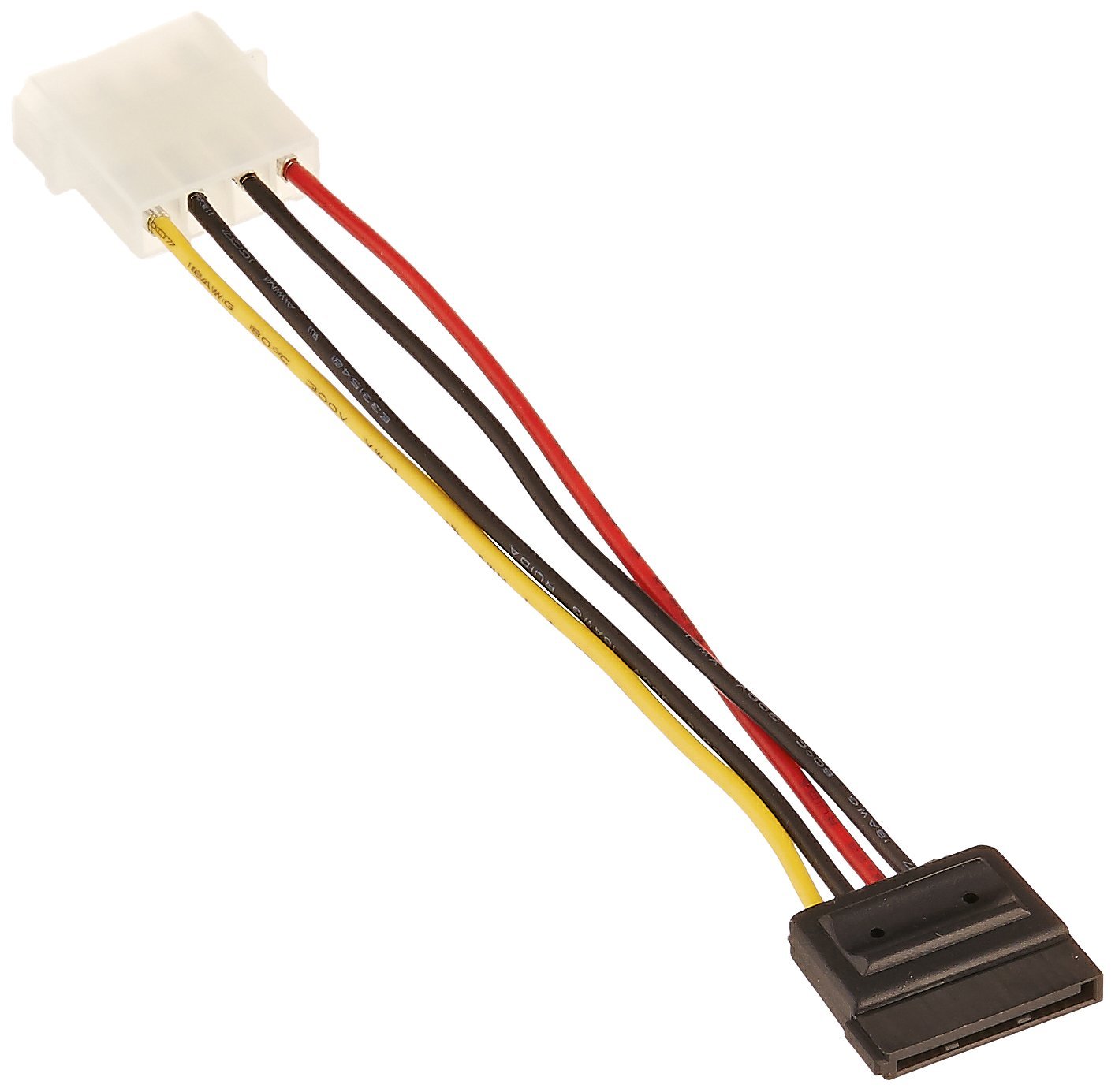 STARTECH 6IN 4 PIN MOLEX TO SATA POWER CABLE ADAPTER (SATAPOWADAP)