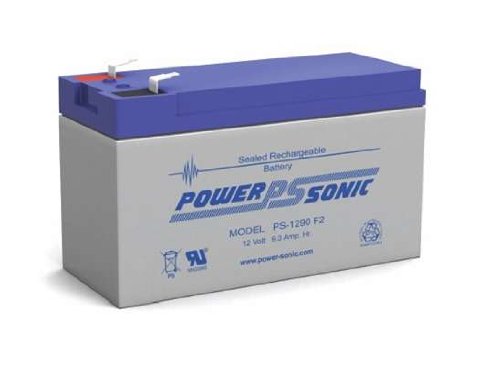 Power-Sonic PS-1290 12 Volt 9 Amp Hour Rechargeable SLA Battery (F2 Terminals)