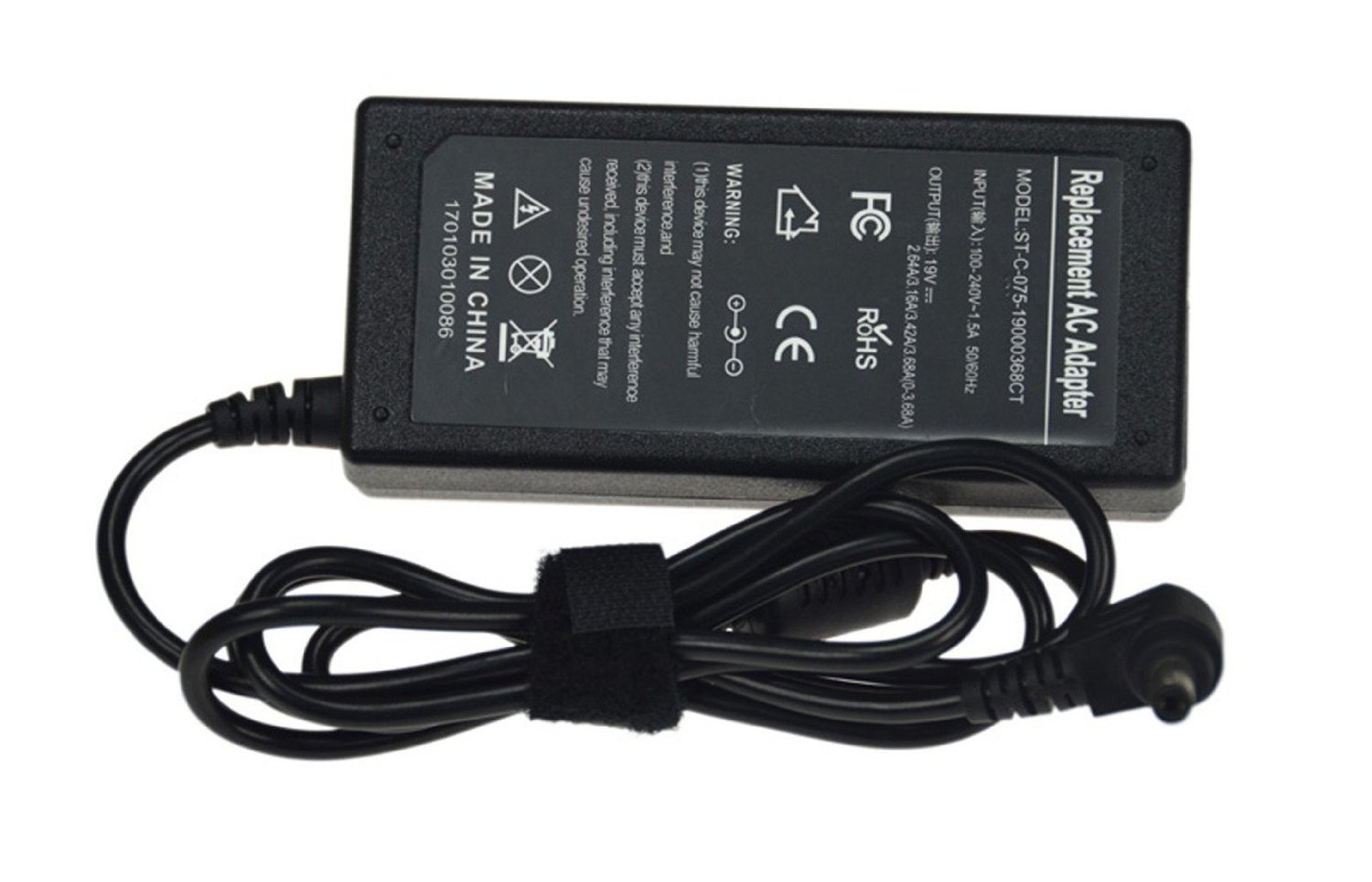 AC Power Adapter for Toshiba Satellite L745-S4310 L745-S4355 L745-SP4141CL L745-SP4146CL L745-SP4147CL L745-SP4149LL L745-SP4171RM L745-SP4175NM L745-SP4176FM L745D-S4214 L745D-S4220BN L745D-S4220GR L745D-S4220RD L745D-S4220WH L745D-S4230