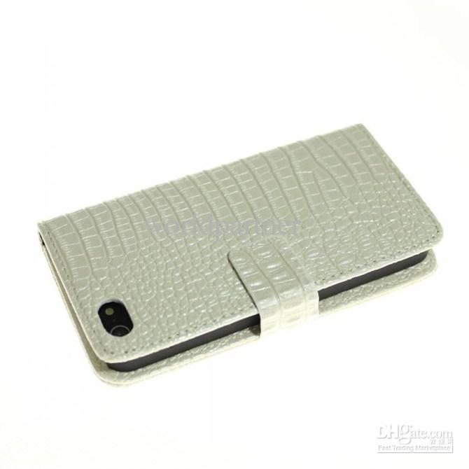 iPhone 5 Case White Crocodile T-Shirt Style Case Cover for Apple iPhone 5