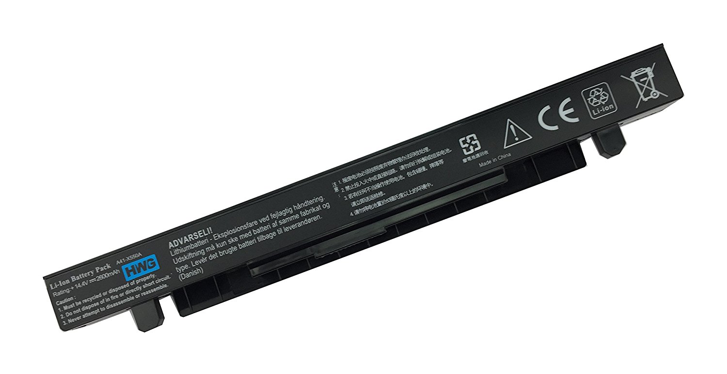LAPTOP REPLACEMENT BATTERY (X450) FOR ASUS A41-X550 A41-X550A A450 P550 F550 K550 R510 X450 X550 A450C A550C X550A X550B X550D