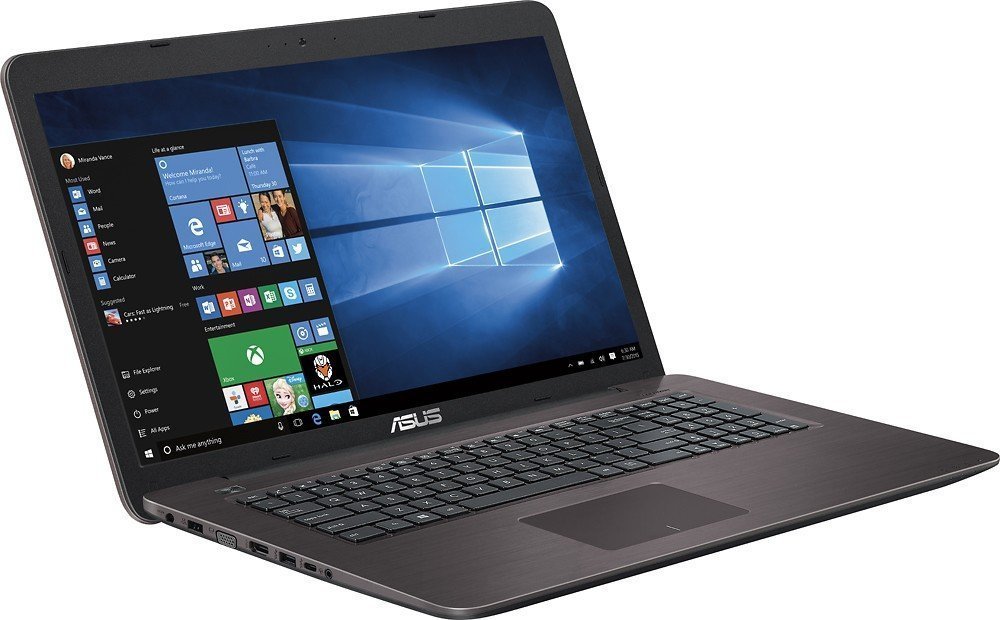 ASUS 17.3-INCH PREMIUM LAPTOP (2017 MODEL), INTEL CORE i5-6200U PROCESSOR, 12GB DDR4 RAM, 1TB HDD, NVIDIA GEFORCE 950M 2GB, SUPERMILTI DVD, HDMI, BlUETOOTH, VGA, WIFI, WINDOWS 10