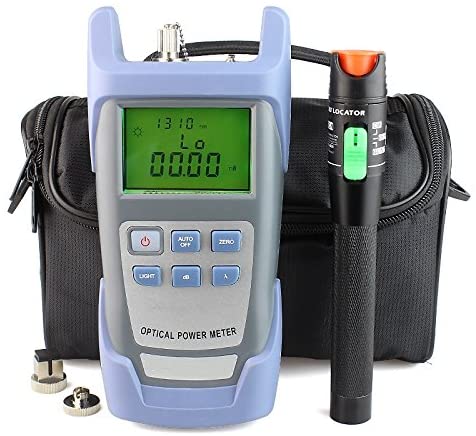 Fiber Optic Cable Tester FC SC & 2.5mm 30mV Visual Fault Locator with Sc Fc Connector and Shoulder Toolkit