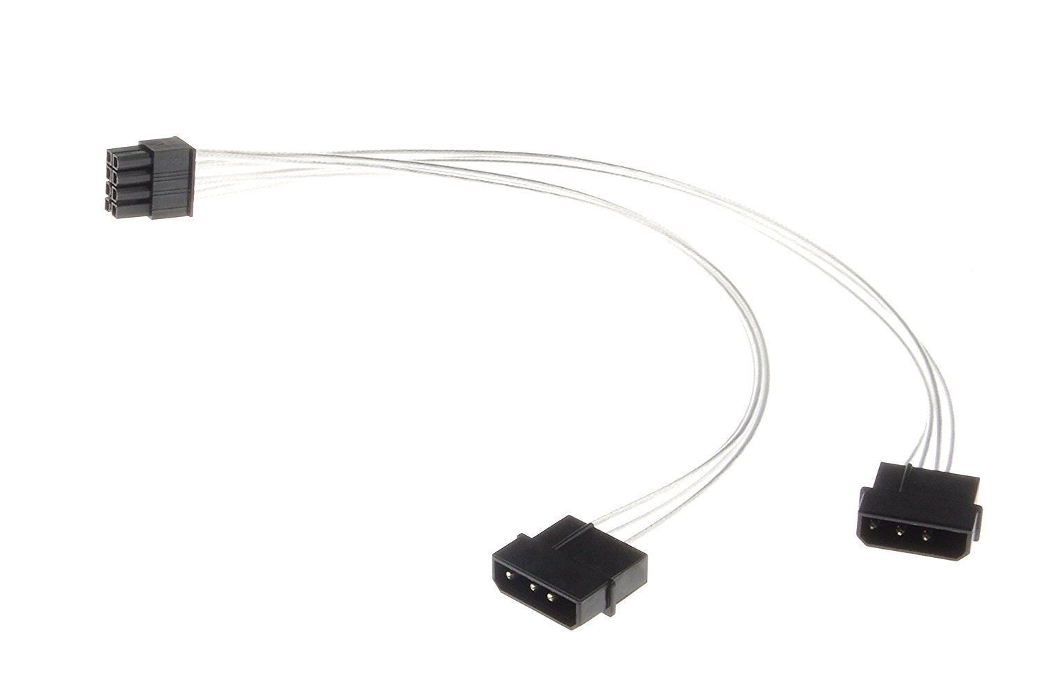 8-PIN PCIE TO 2X MOLEX POWER CABLE