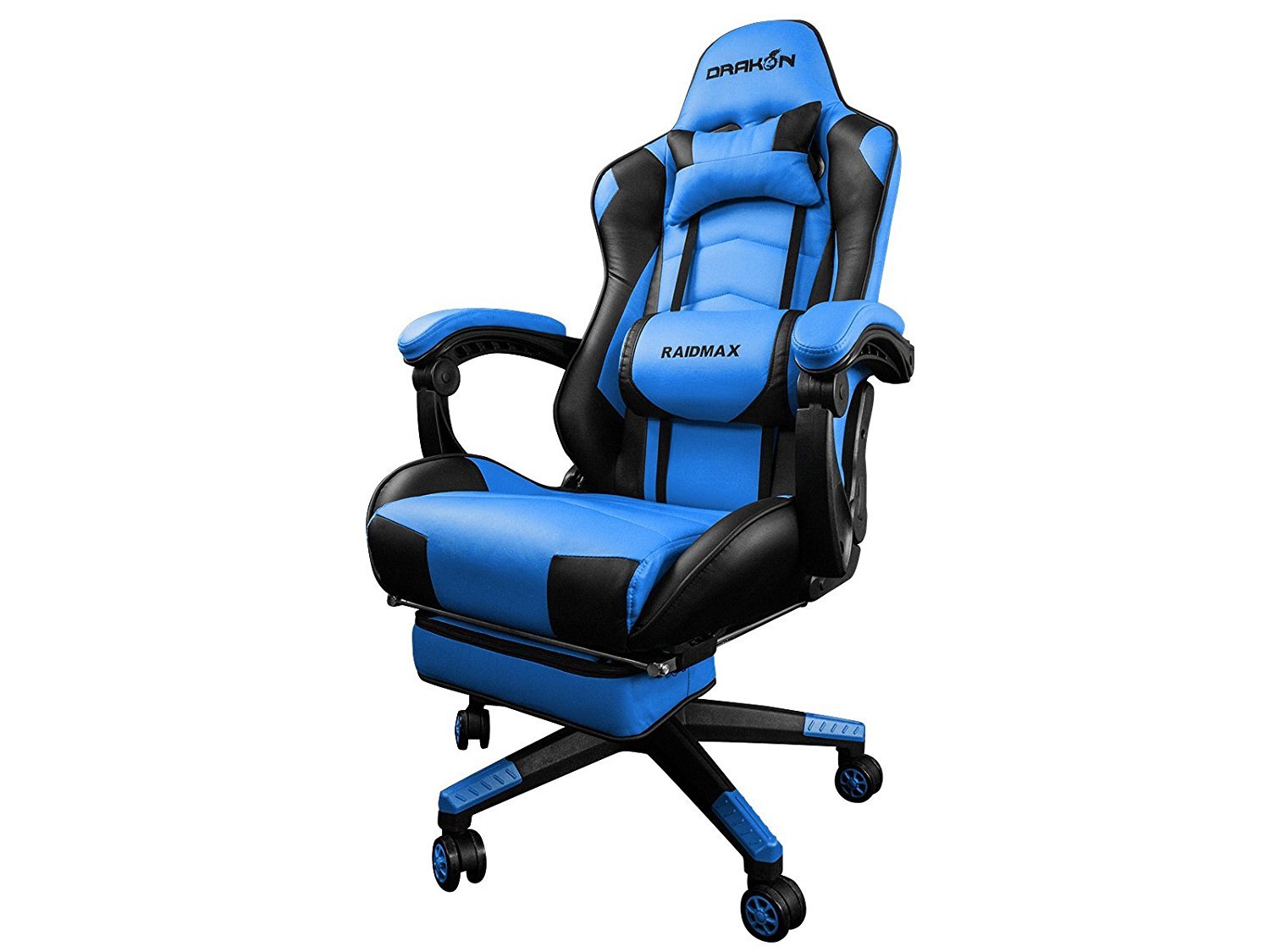 Raidmax DRAKON 709 A Silla Gamer, Modern, Color Azul/Negro